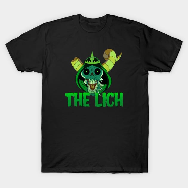 The Lich T-Shirt by kvothewordslinger